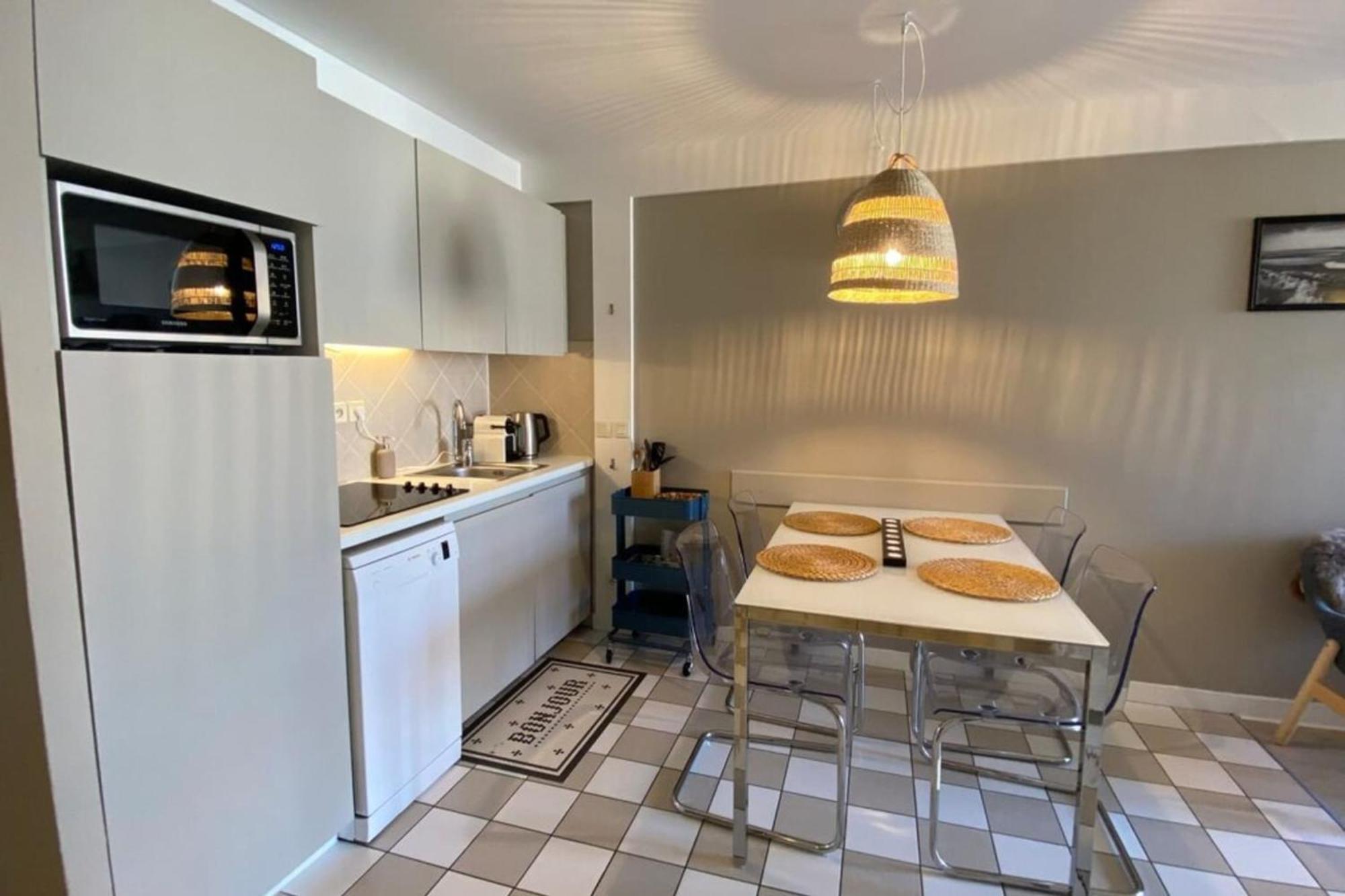 Very Nice 6 Person Apart With Swimming Pool Tennis Court And Car Park 202 Le Touquet Екстер'єр фото